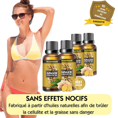 Huile Essentielle Minceur™ - Bosstez votre massage - Adieu Ventre Gonflé et Lourdeur