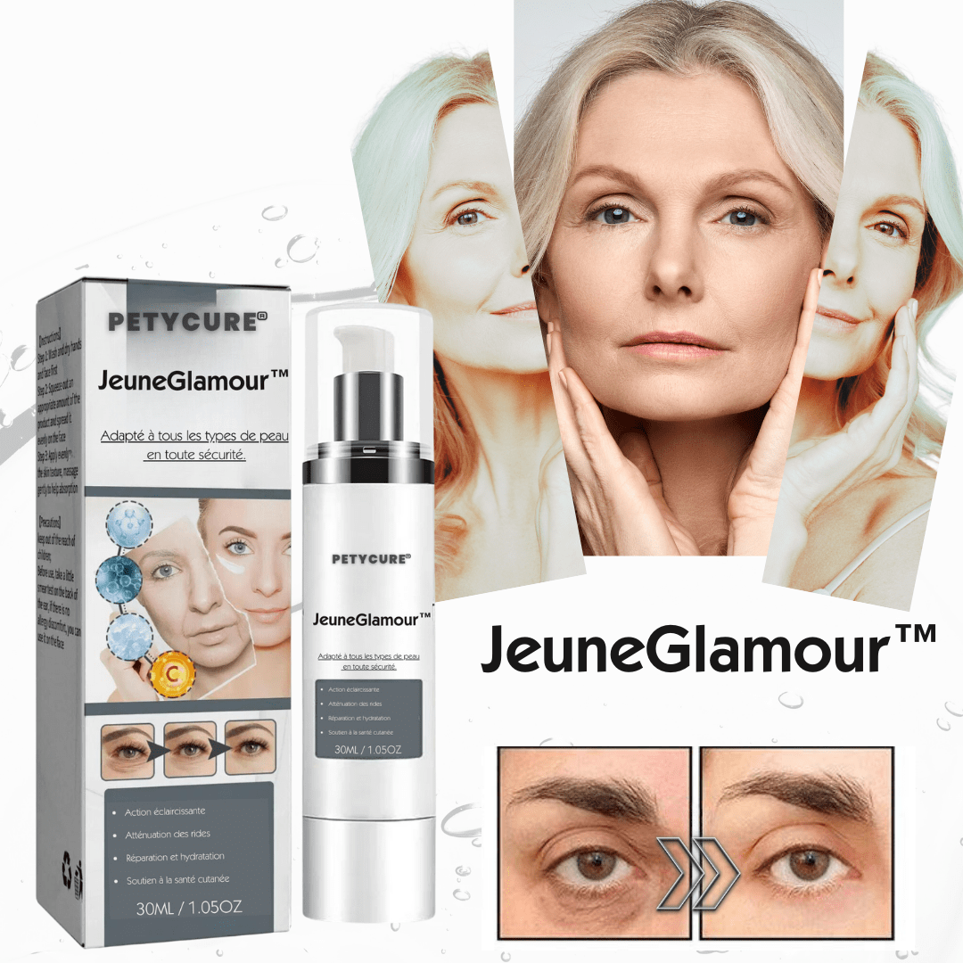 JeuneGlamour™ – Für vorübergehend straffere, geliftete und glattere Haut im Handumdrehen.