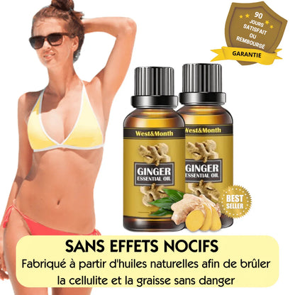 Huile Essentielle Minceur™ - Bosstez votre massage - Adieu Ventre Gonflé et Lourdeur