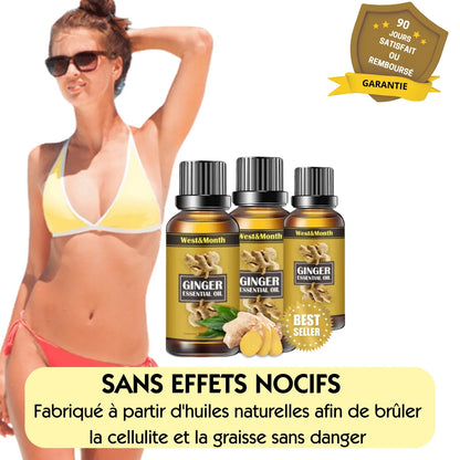 Huile Essentielle Minceur™ - Bosstez votre massage - Adieu Ventre Gonflé et Lourdeur
