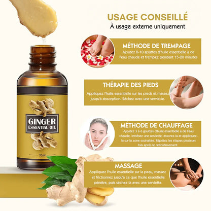 Huile Essentielle Minceur™ - Bosstez votre massage - Adieu Ventre Gonflé et Lourdeur