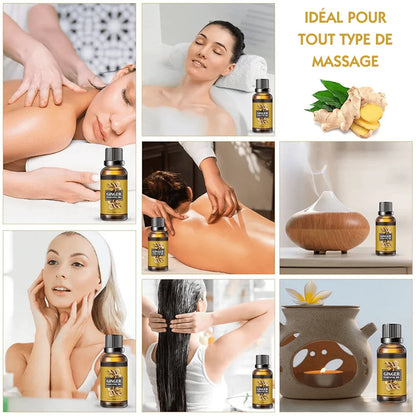 Huile Essentielle Minceur™ - Bosstez votre massage - Adieu Ventre Gonflé et Lourdeur